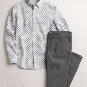 black printed coffee mug